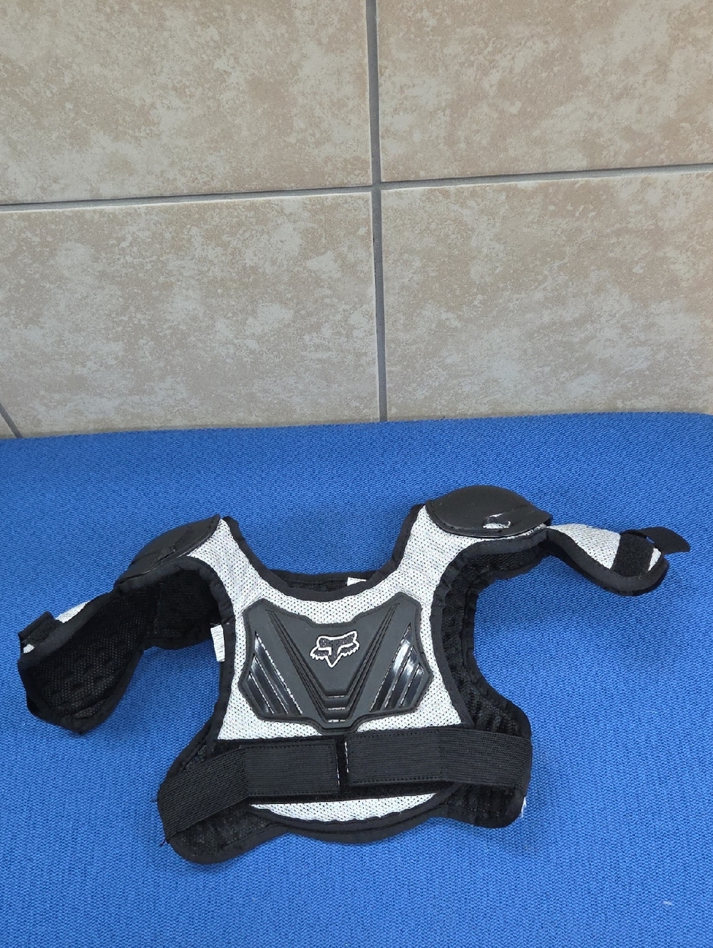 Fox Kids Black and White Protective Chest Armor